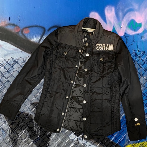 💥SOLD💥GStar Raw Hawkeye Quilted Jacket Street Utility Mens M CoaT Overshirt - Picture 9 of 10